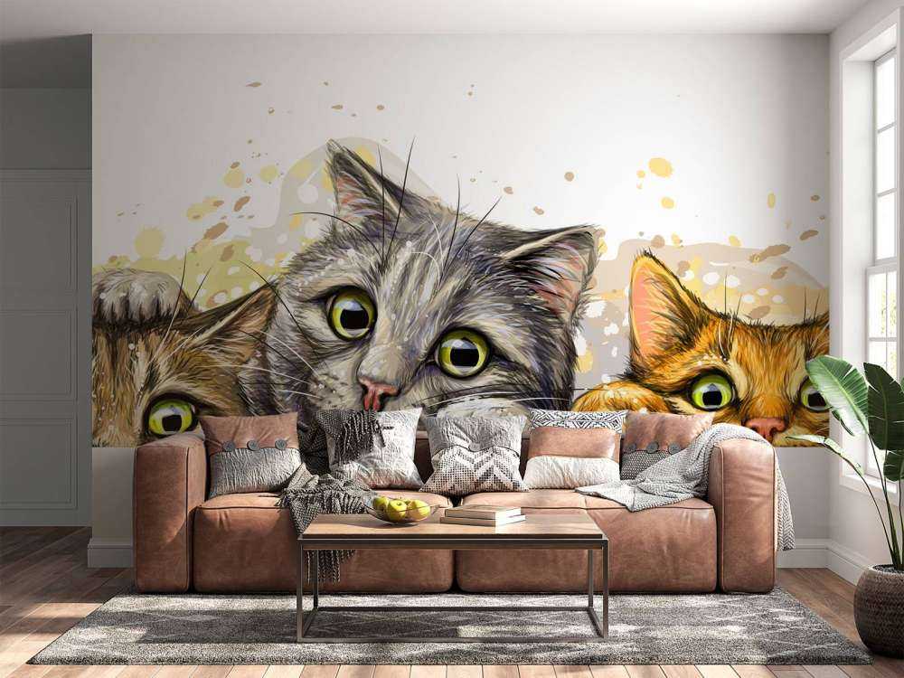 Katter ritning