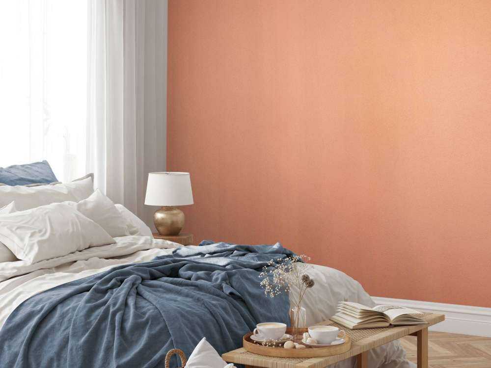 Betong i terrakottafärg