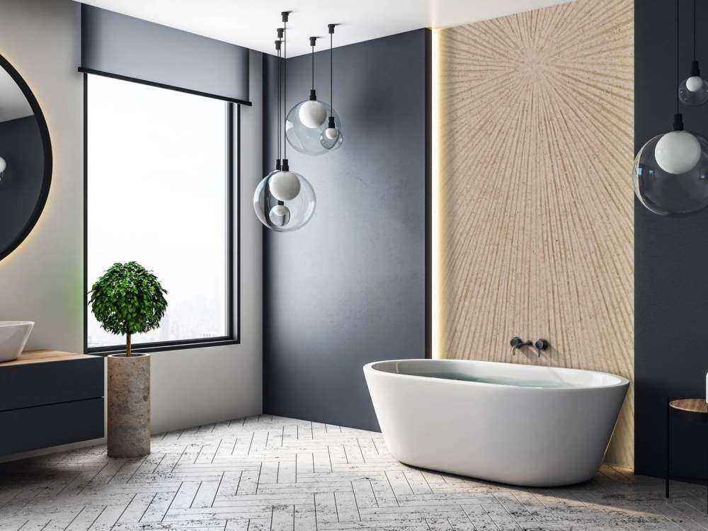 Struktur med linjer i beige-brun färg