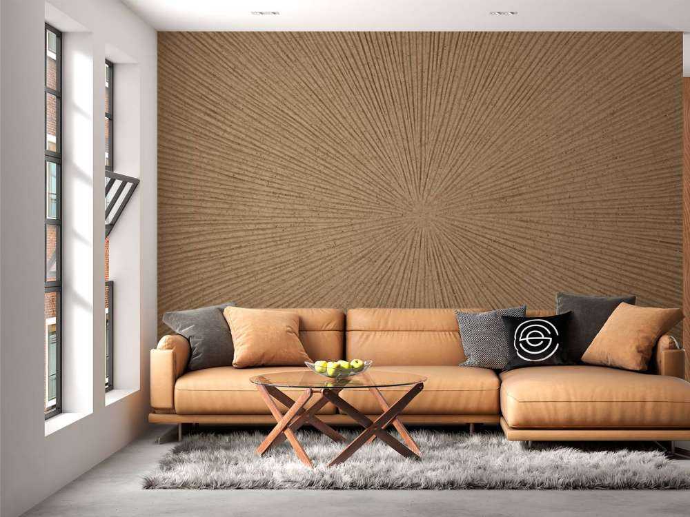 Texturerade linjer i guldbrunt