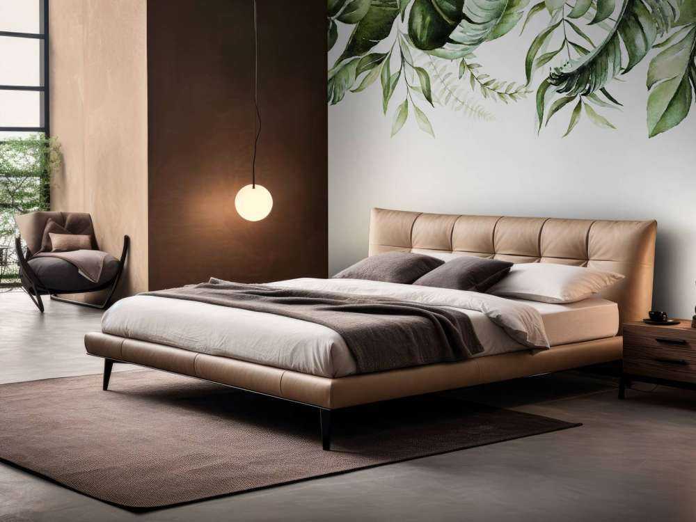 Tropiska akvarellblad