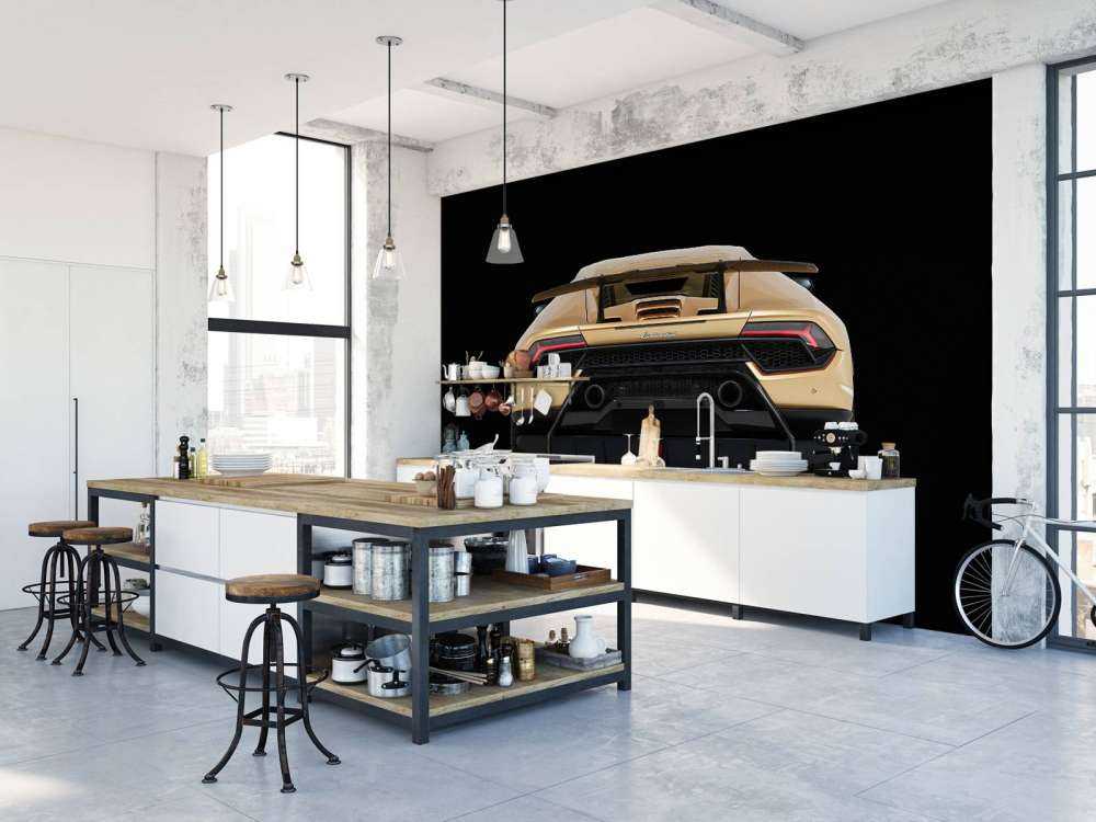 Lamborghini Huracán - Bak, svart