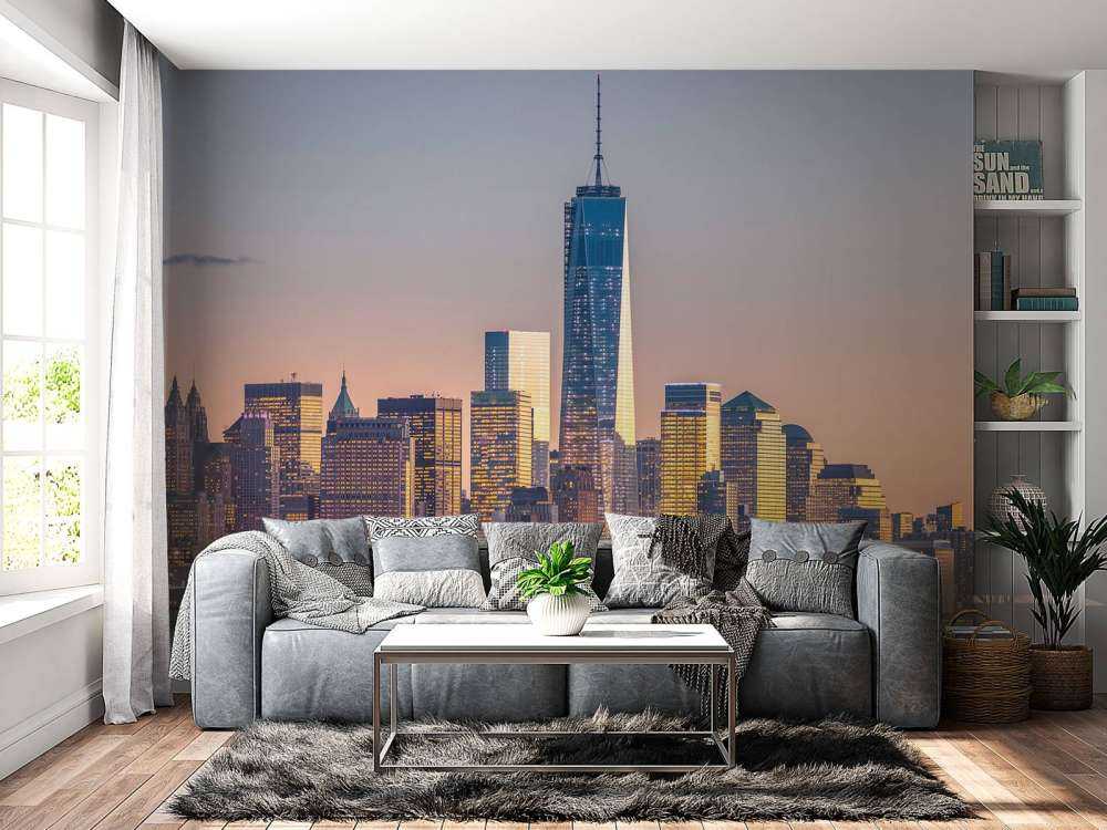 Solnedgang i New York