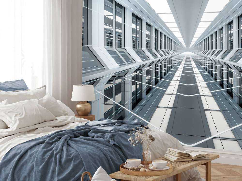 3D-korridor på et kontor