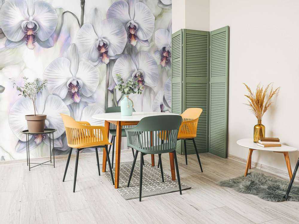 Orkideer Paradis Blå