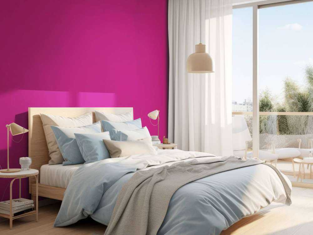 Hindbær-lilla beton