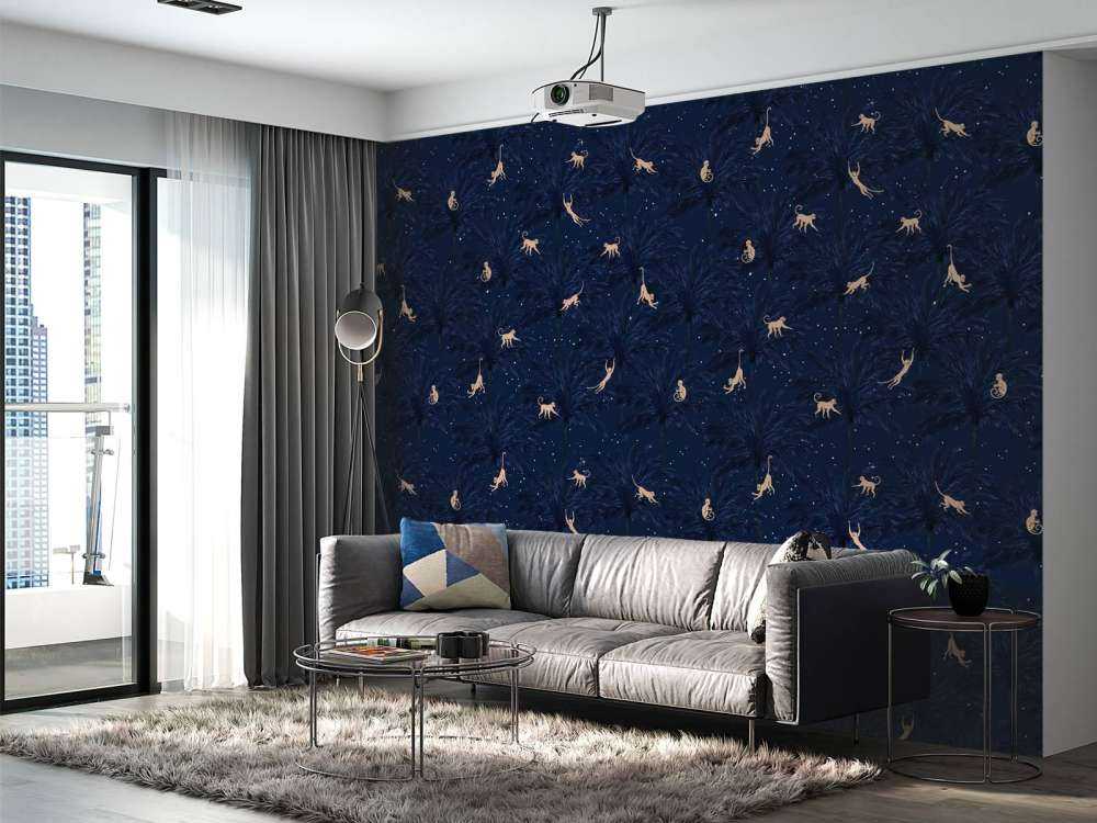 Tropiske aber - blå