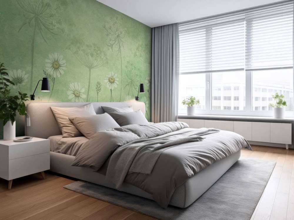 Dazzling Daisies - Green