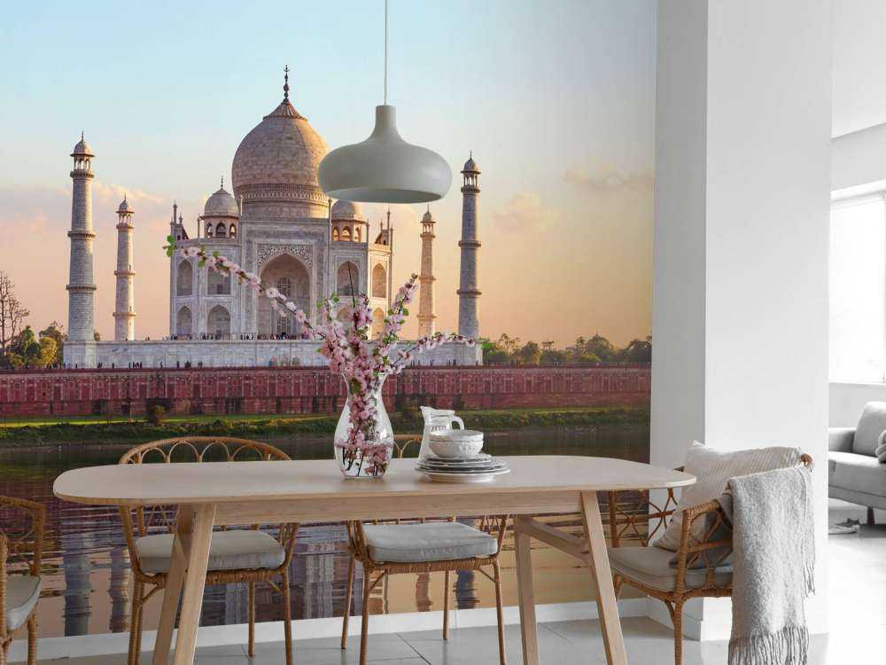Taj Mahal om morgenen