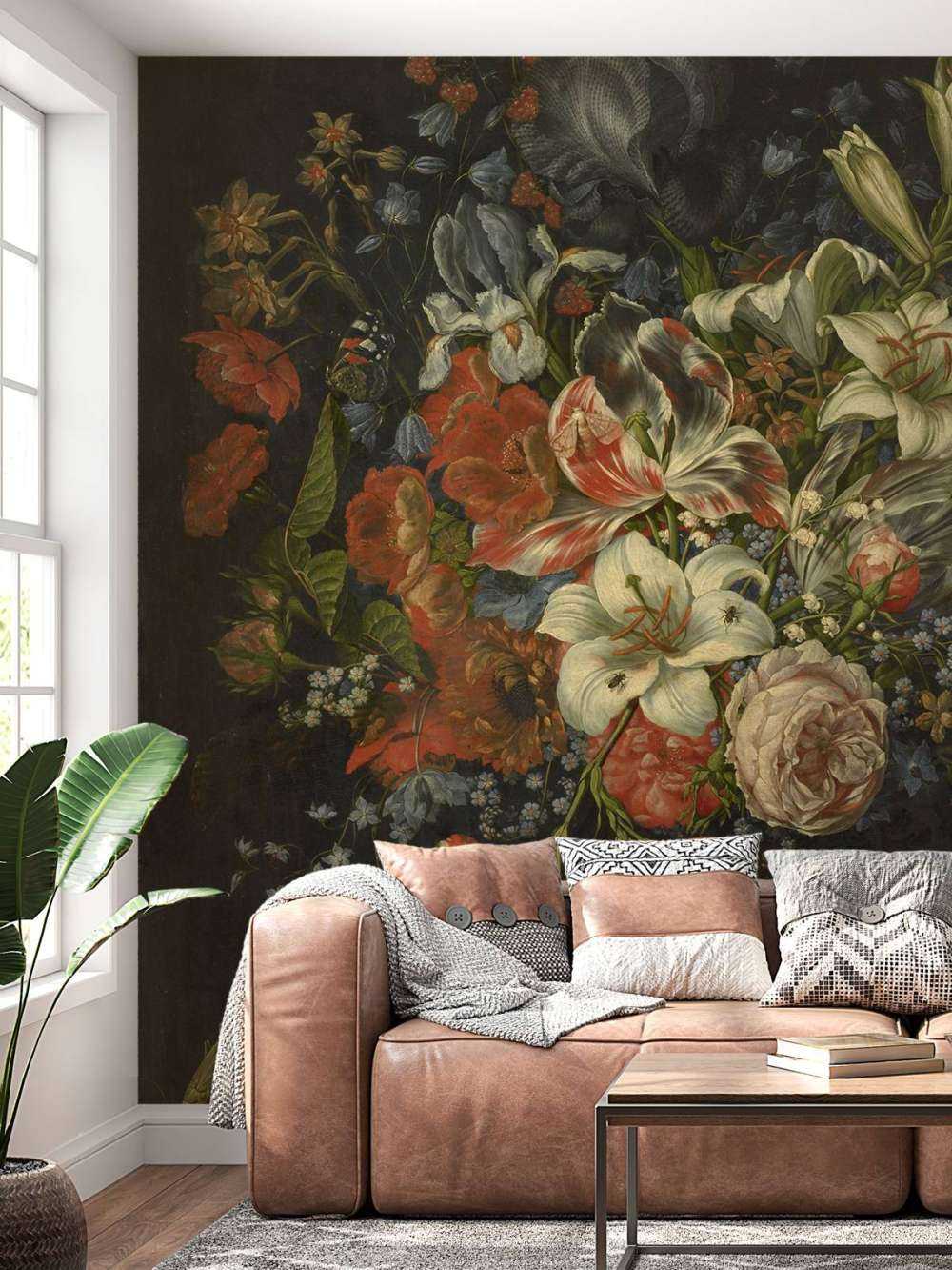 Stadig liv med blomster og frugter