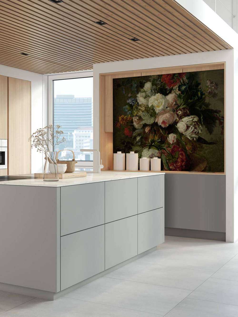 Stadig liv med blomster