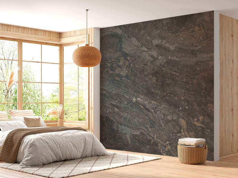 Marmor med en grå sandfarve