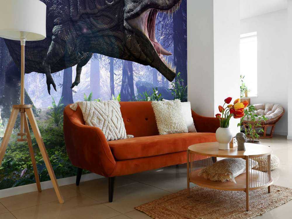 Tyrannosaurus Rex ved søen