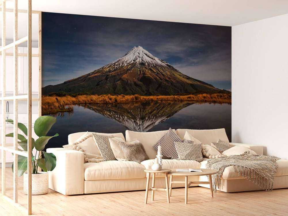 Mount Taranaki - A Starry Night