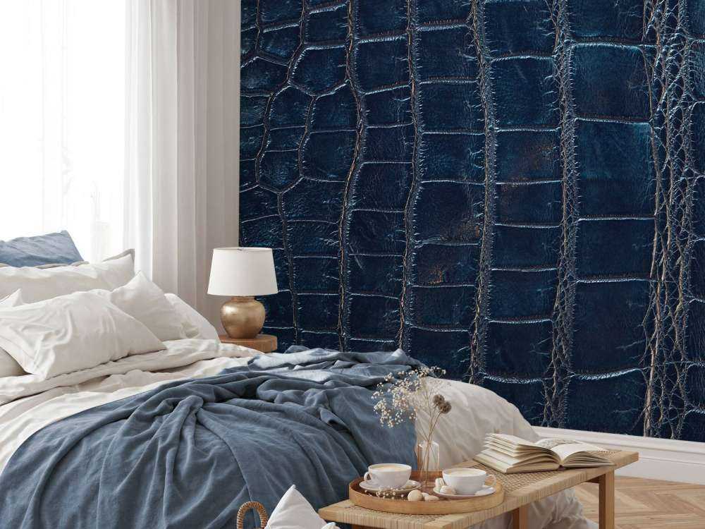 Skinnende krokodilleskind