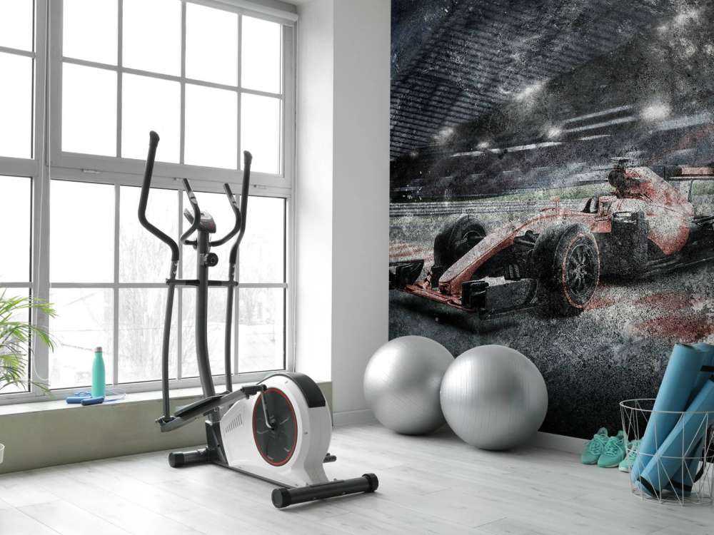 Racerbil på stadion