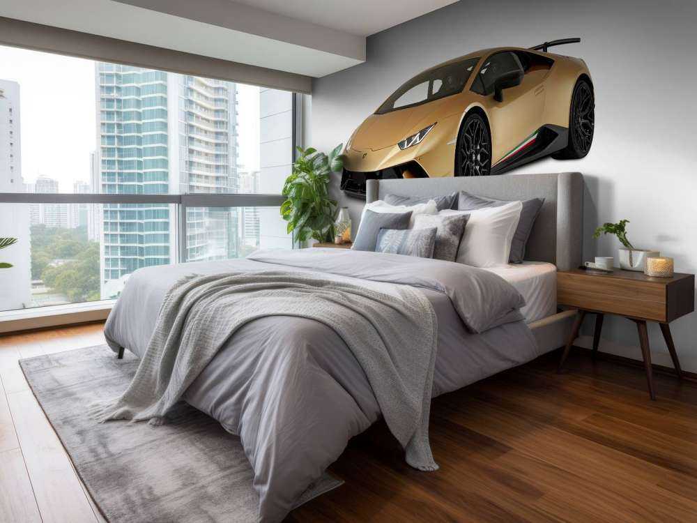 Lamborghini Huracan - Højre front, hvid