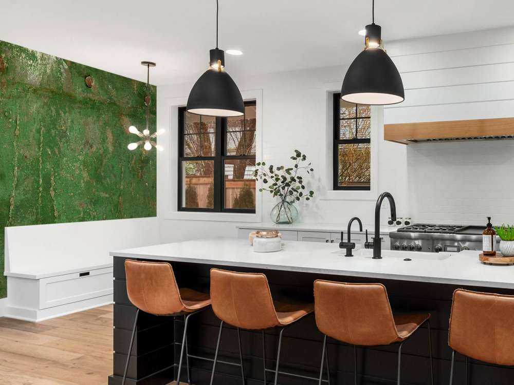 Grønt oxideret metal