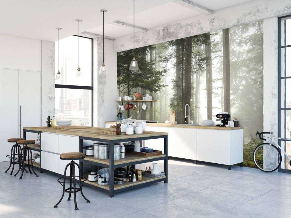 Smukt tåget landskab