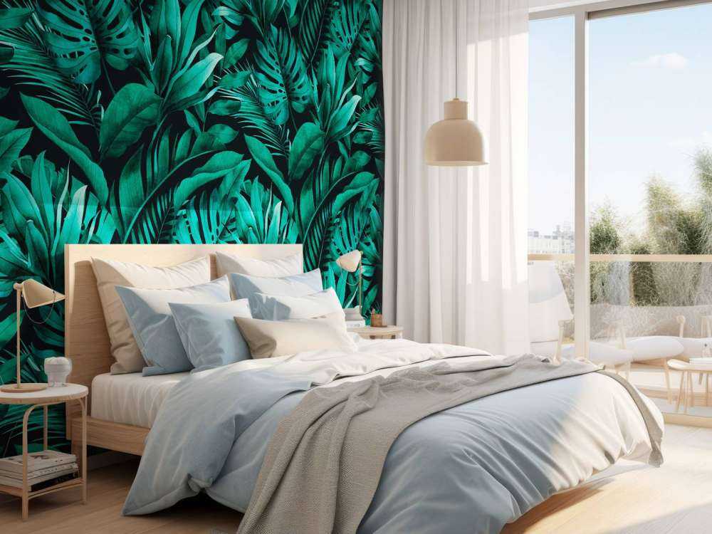 Forskellige grønne blade