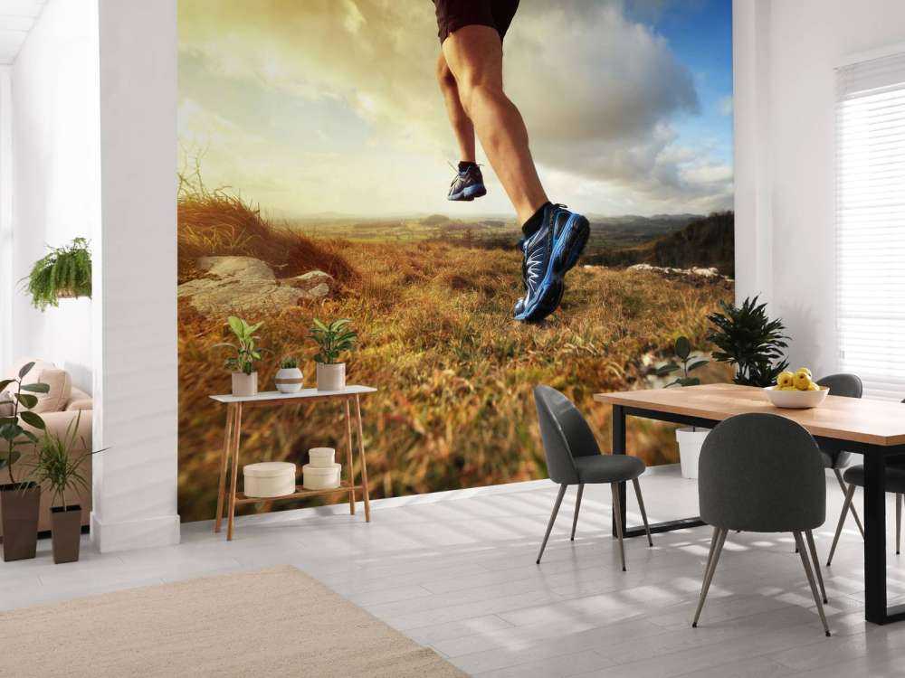 Jogger i aktion