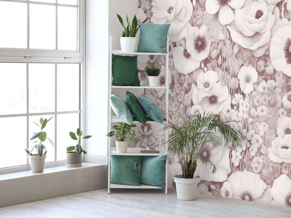 Poppy Tale Monokrom Bordeaux