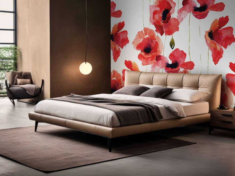 Valmuer lavet af akvarel