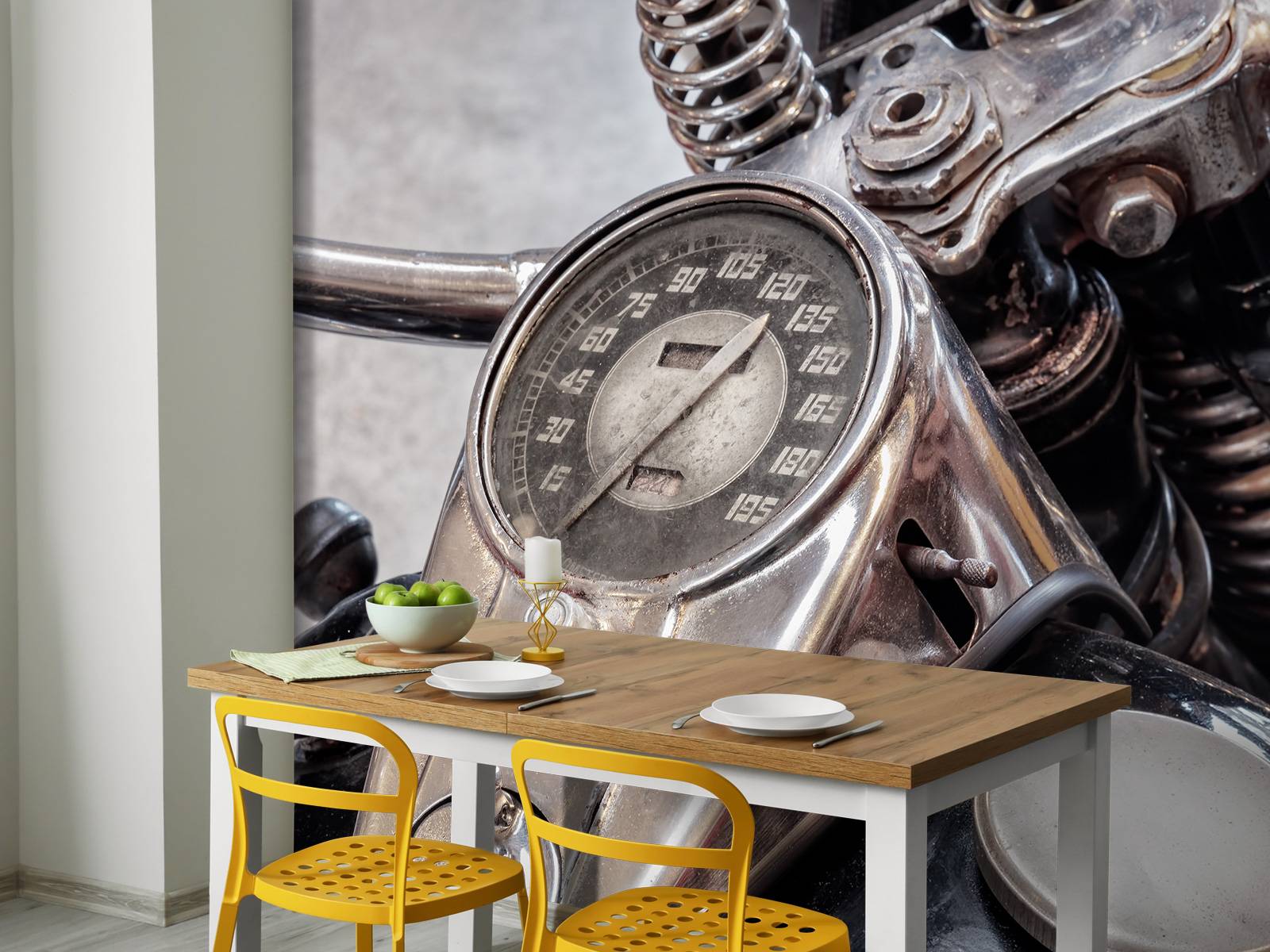 Tank og speedometer