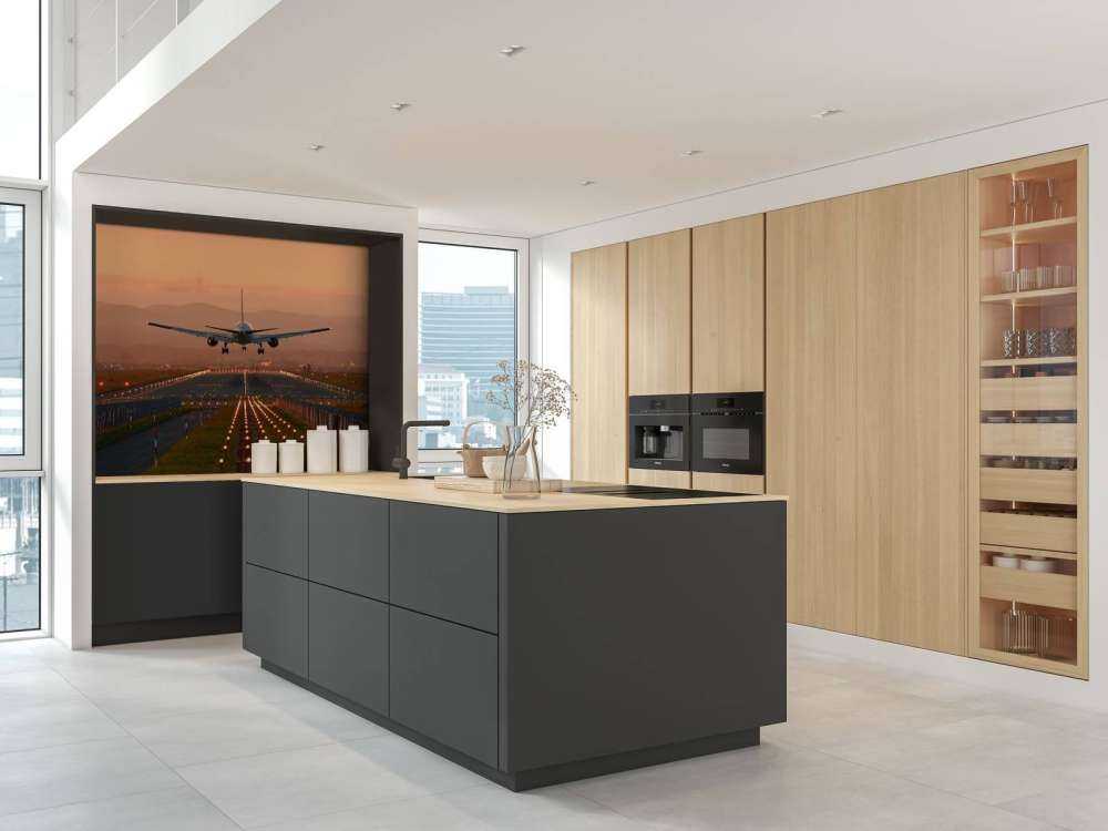 Landingsfly i aftensolen