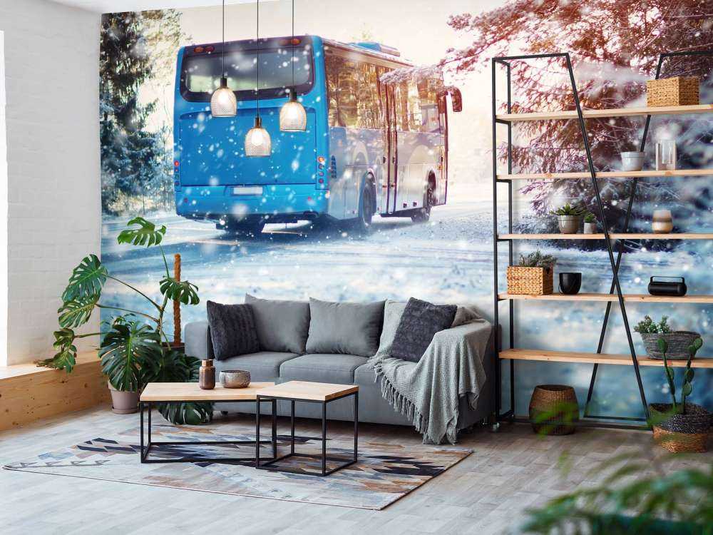 Bus om vinteren