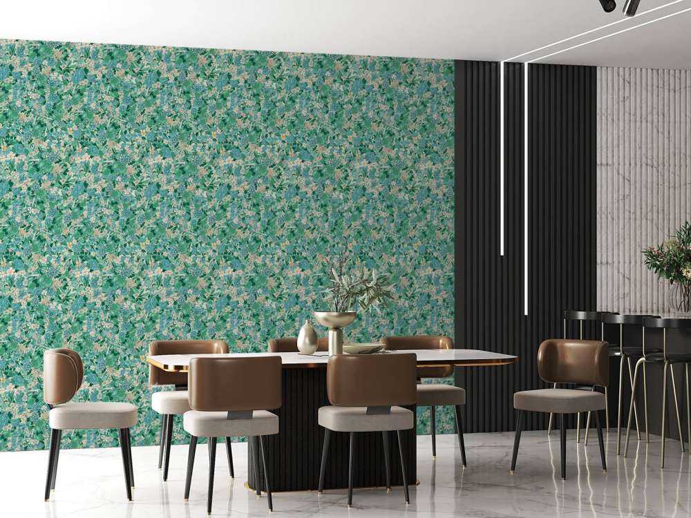 Floral Blossom Green