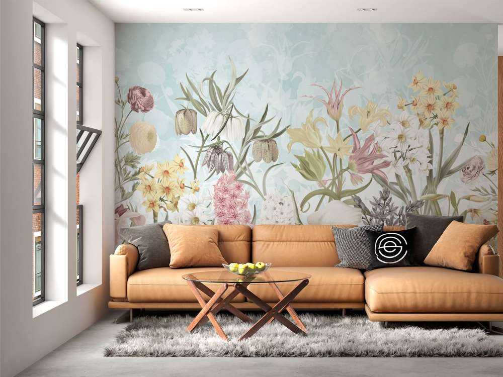 Forår Blomster - Tåget Aqua