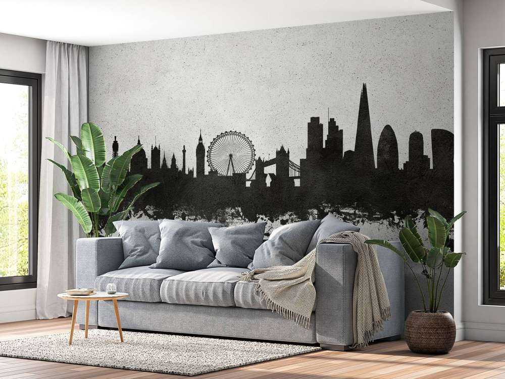 Akvarel skyline, London