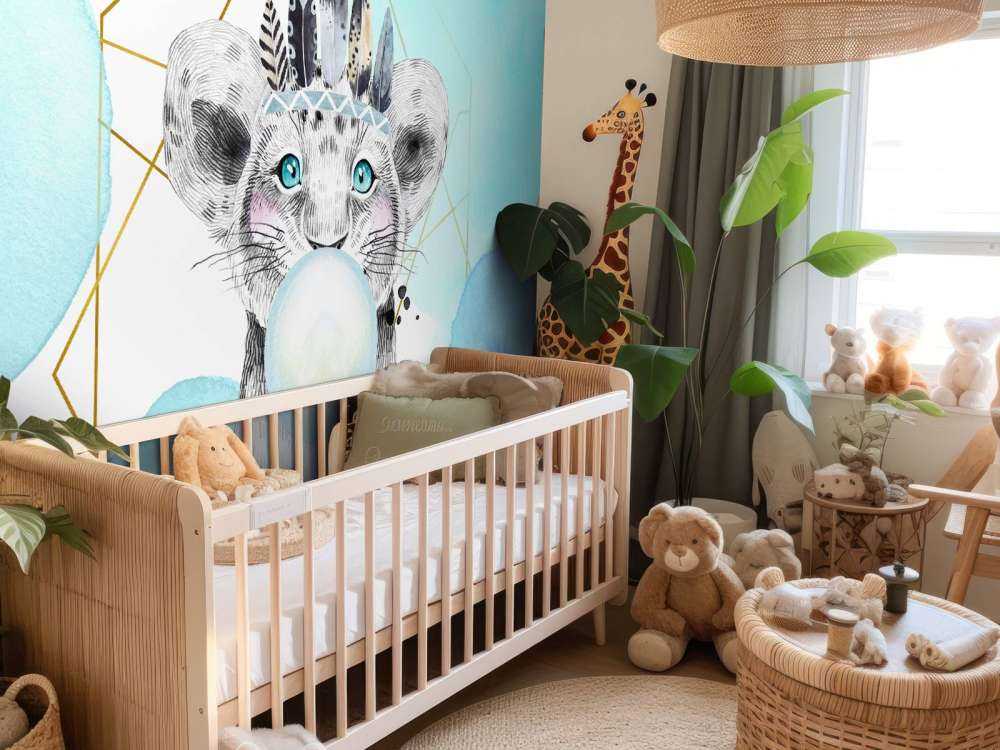 Indisk løveunge med tyggegummiklokke