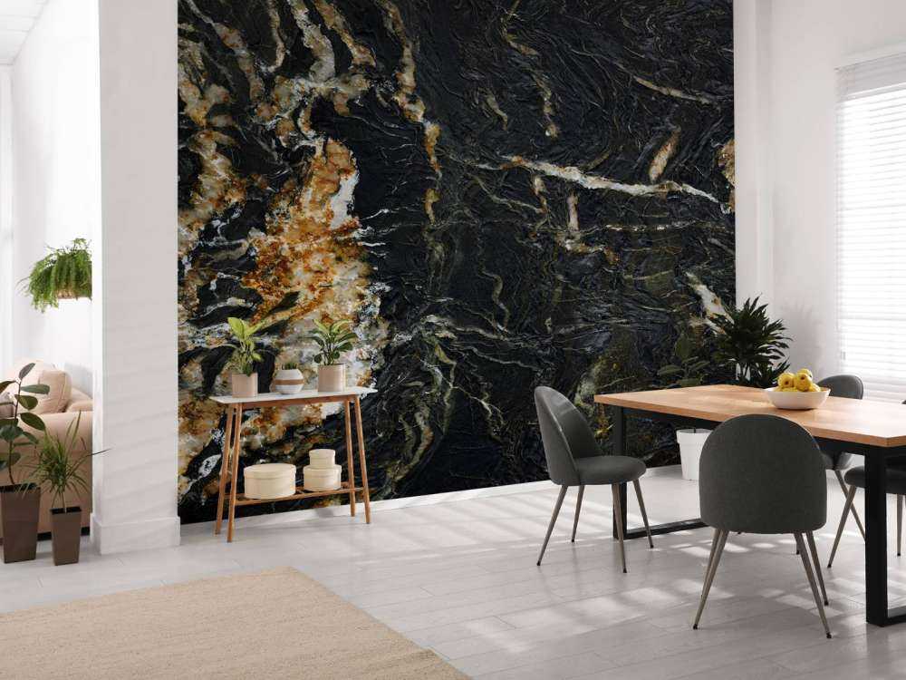 Marmor med lys struktur