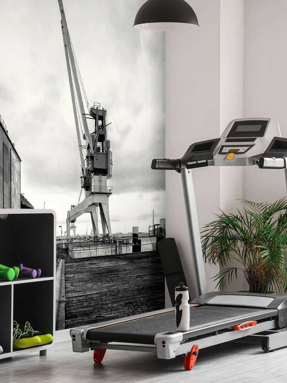 Havnekran på det tidligere RDM-stedet Heijplaat Rotterdam