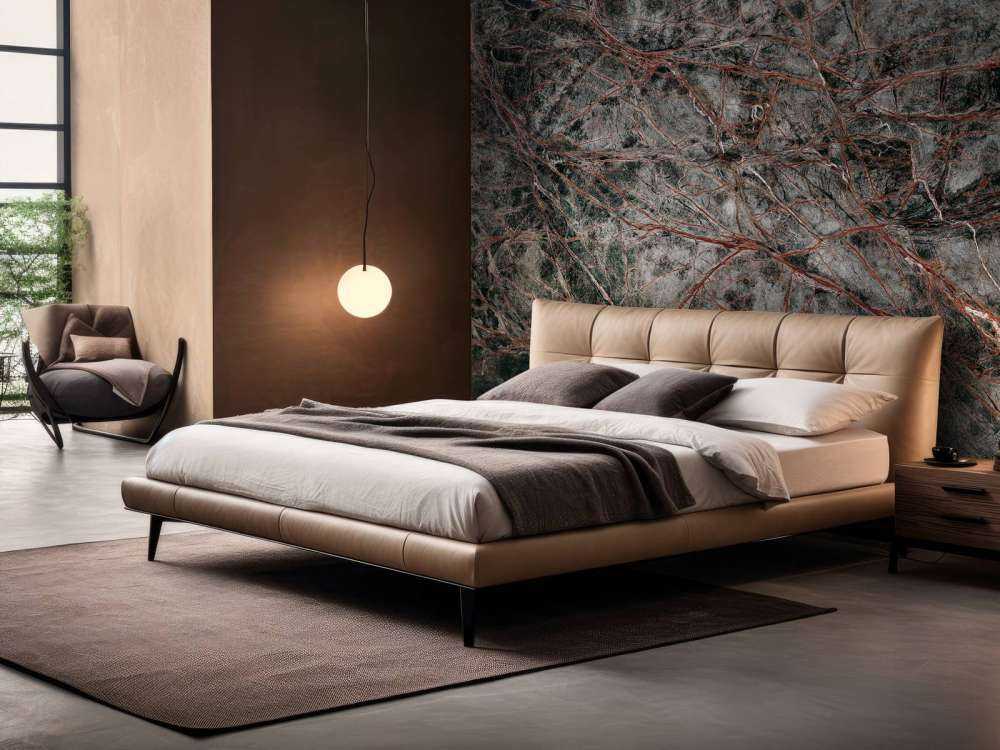 Grå marmor med vakker struktur