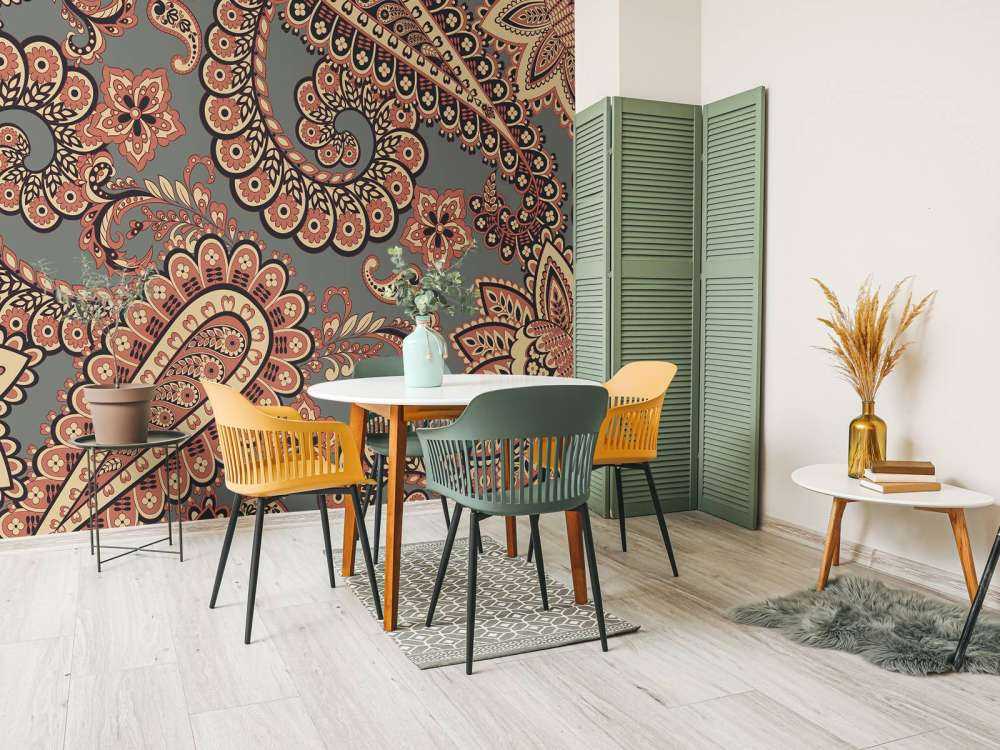 Gamle indiske blomstermønstre