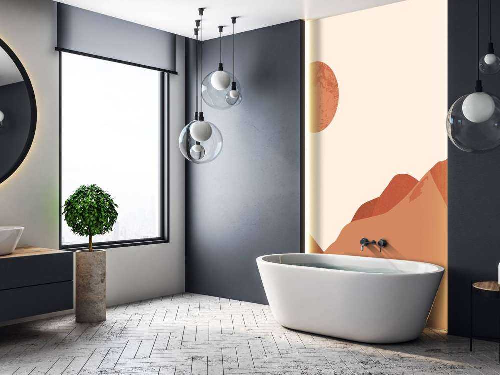 Minimalistisk landskap