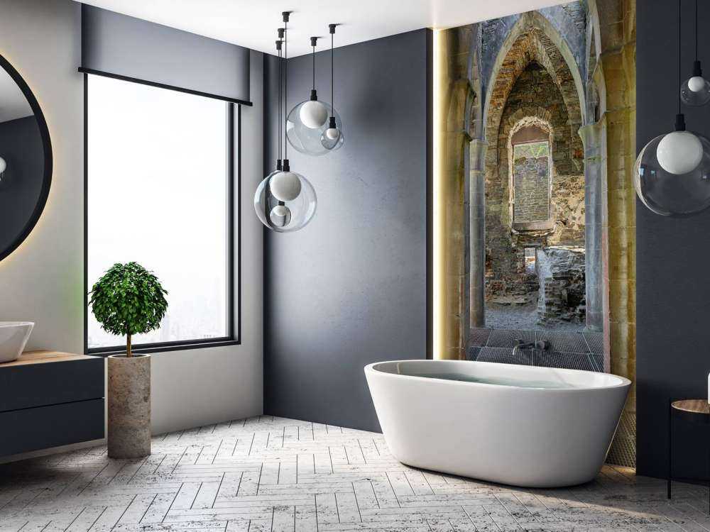 Forlatt bygning med buer