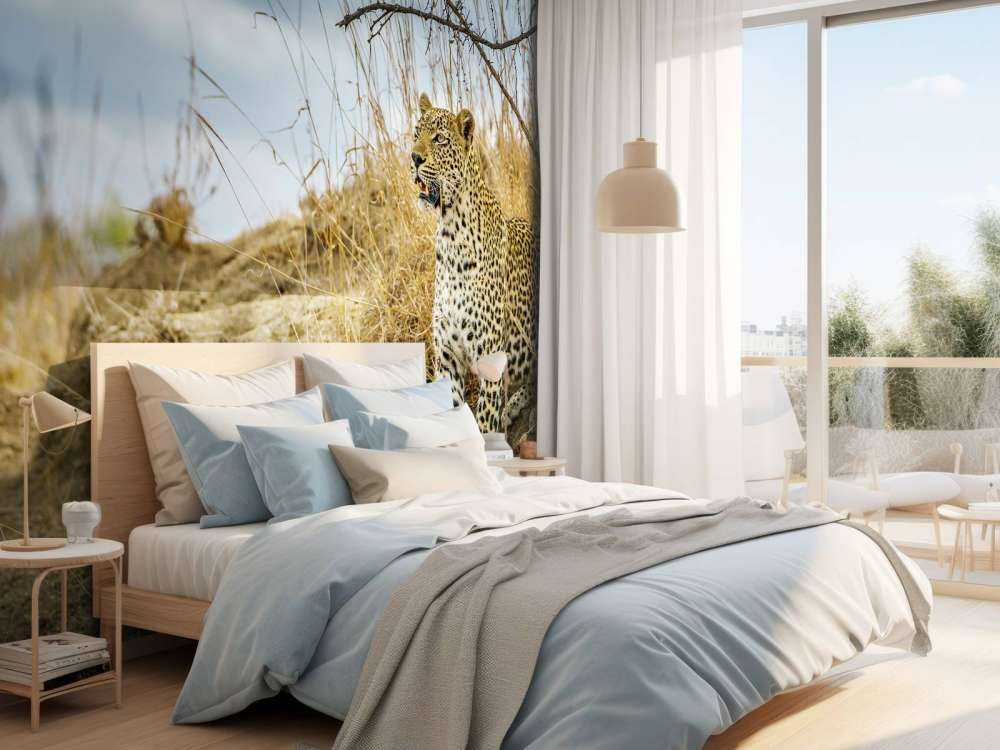 Leopard på utkikk