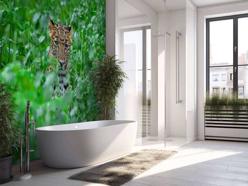 Leopard i skogen