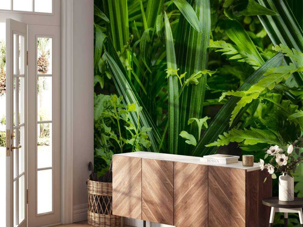 Panorama med planter