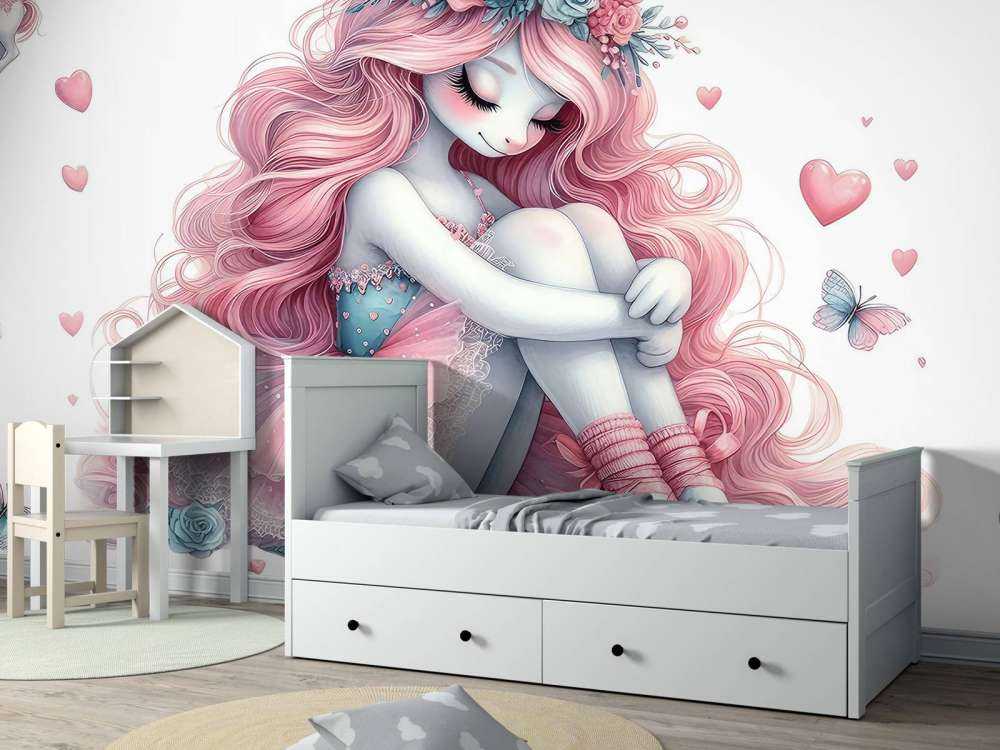 Drømmende enhjørning ballerina