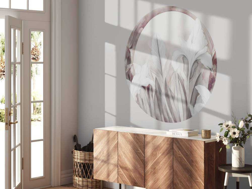 Iris ved soloppgang oransje