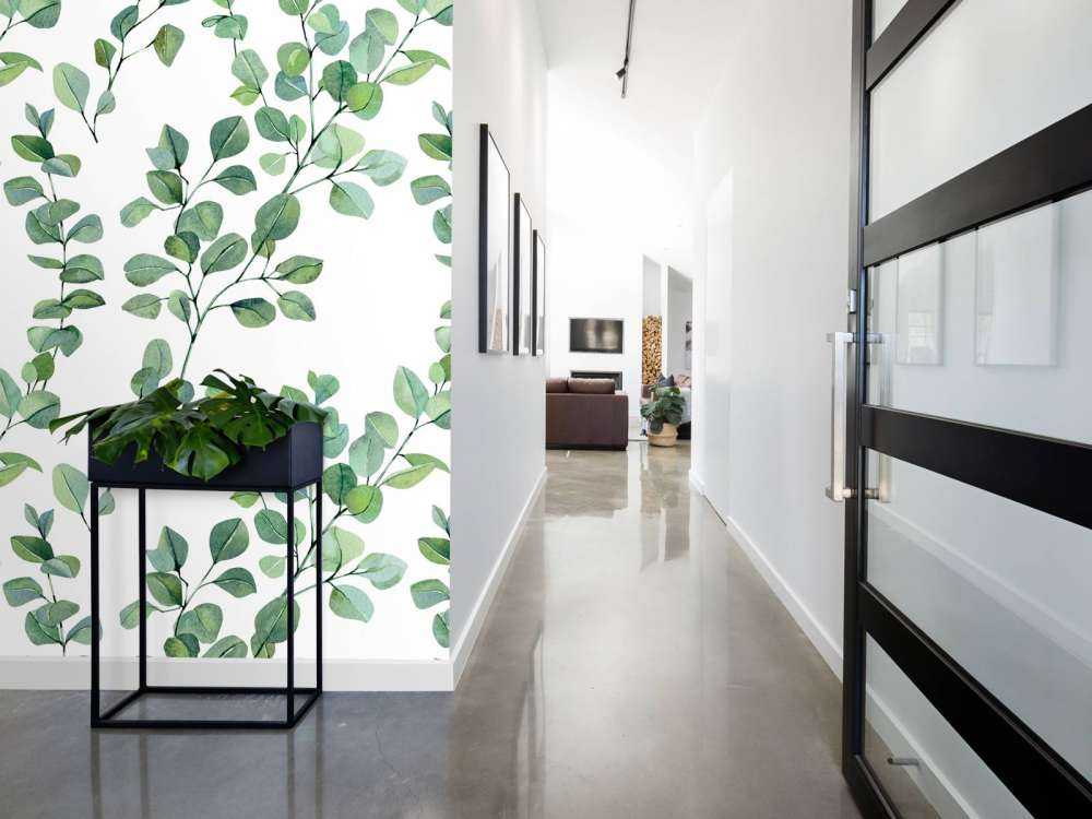 Akvarell blader og grener