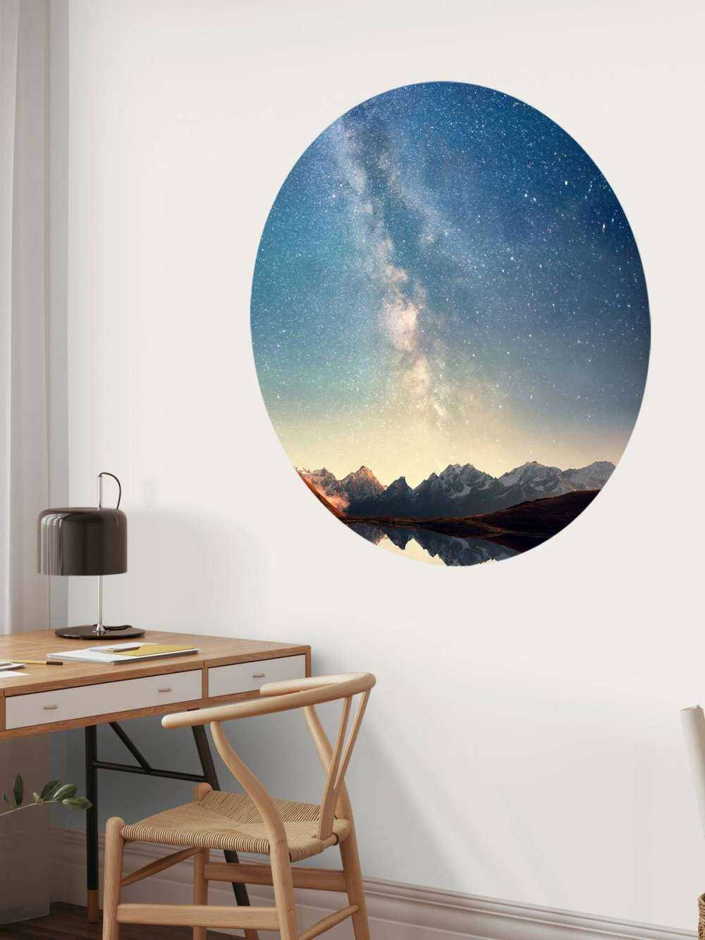 Stjernehimmel over fjellene