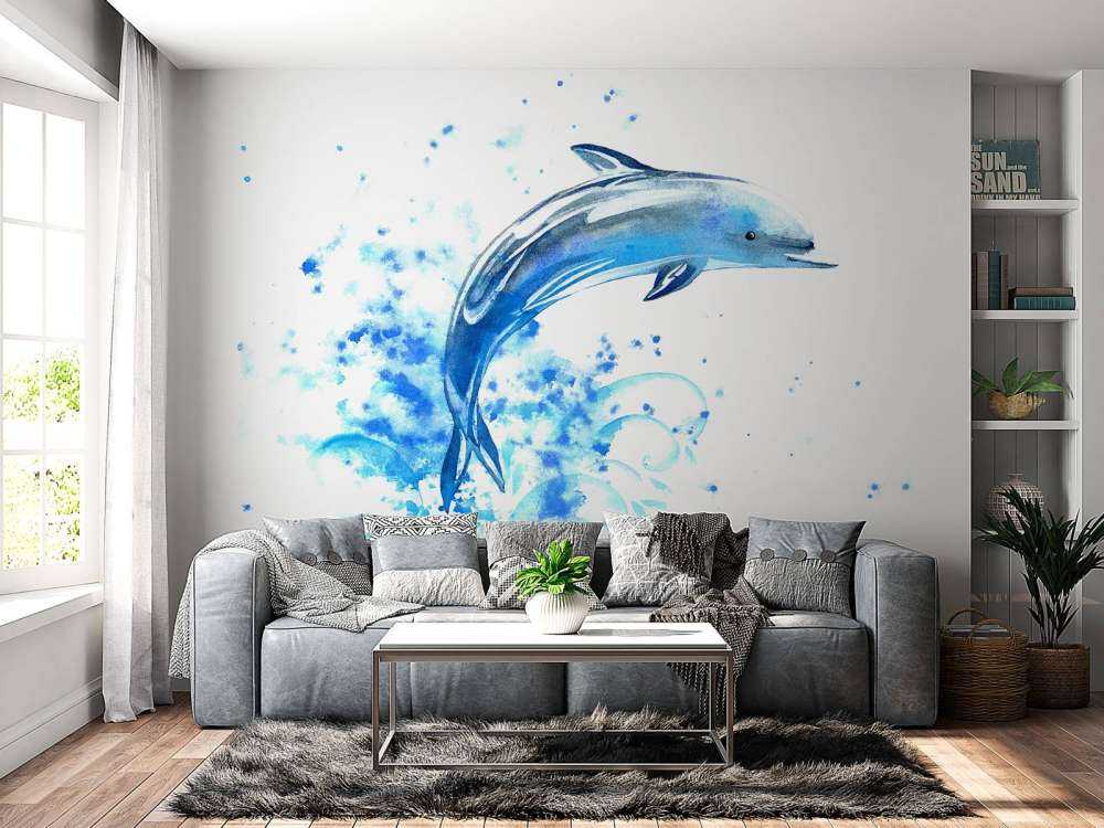 Hoppende delfin