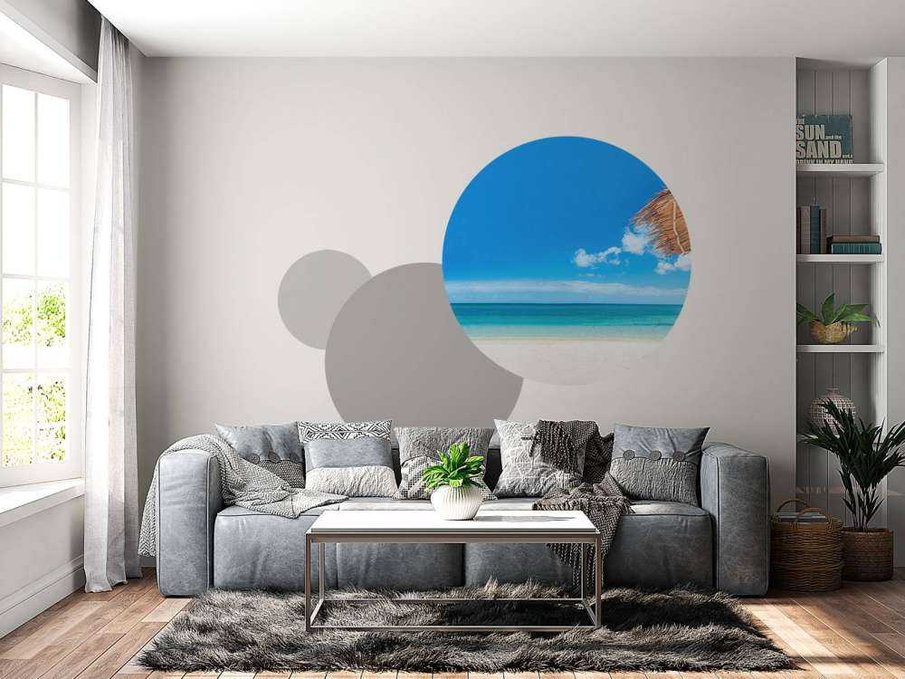 Solsenger på stranden