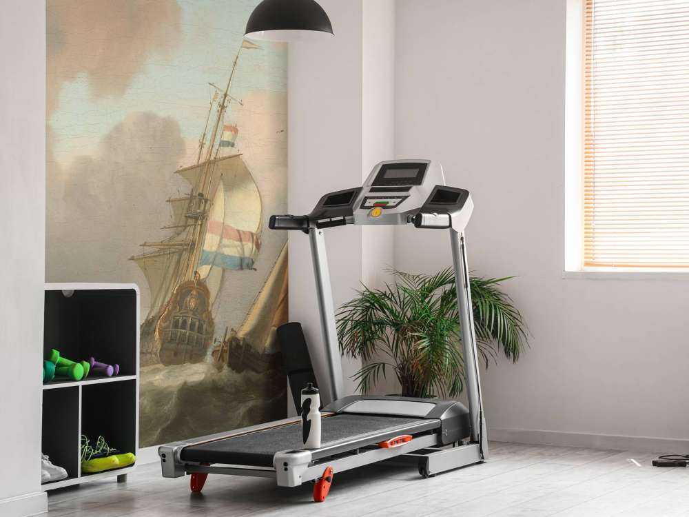 Stenete hav med skip